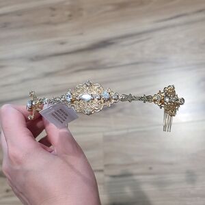Headpiece Gold Wedding Crown Band